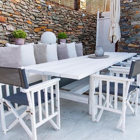 Luxurious Villa Lune With A Swimming Pool And A Fantastic Sea And Sunset View Ioulis Exterior foto