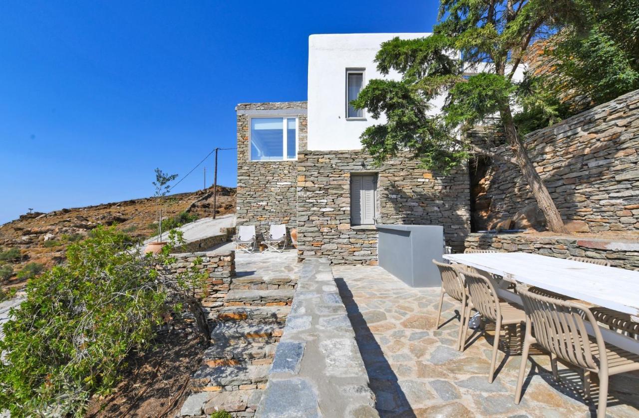 Luxurious Villa Lune With A Swimming Pool And A Fantastic Sea And Sunset View Ioulis Exterior foto